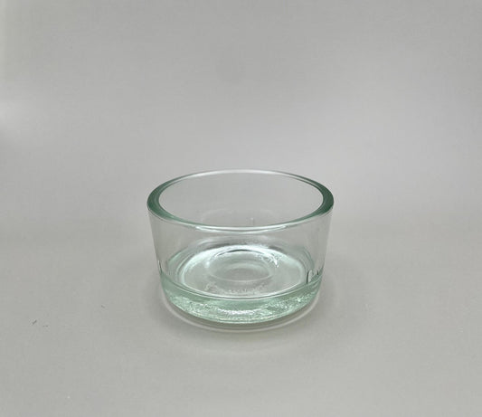 Glas für Teelichter ohne Aluminiumhülle, klar, H25 x Ø45mm